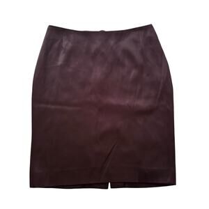 Akris dark purple pencil skirt size 14